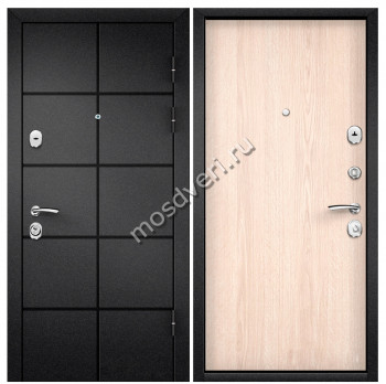 Черная входная дверь в квартиру CHD-15 - купить от производителя Мосдвери Черная входная дверь в квартиру CHD-15