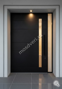 Широкая входная дверь в квартиру серая - купить от производителя Мосдвери Широкая входная дверь в квартиру серая